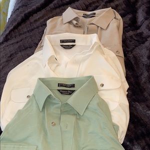 3 Christian Dior Button Up Polos